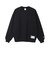 C3-W028　M SUPER FLEECE CREW　BLACK　633303-0002