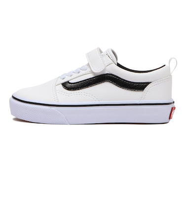 V36CS PU　OLD SKOOL(15-22)　WHITE/BLACK　626387-0002