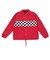 121R1090400　M VANS CHECKER COACH JACKET　RED　612804-0002