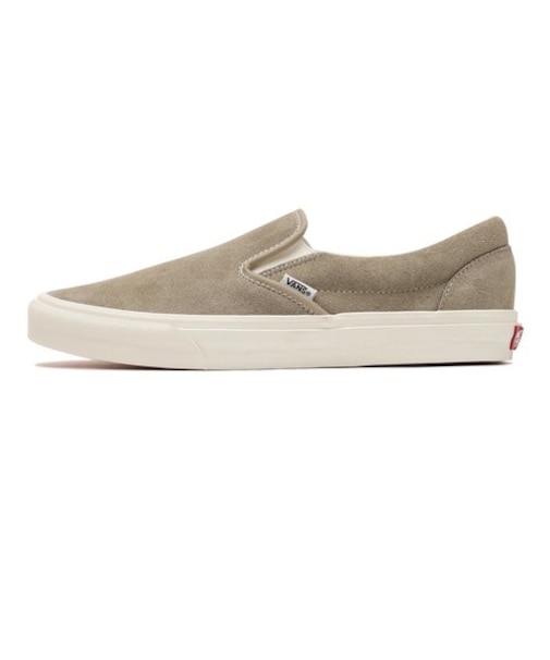 V98CF  SUEDE　SLIP ON　BROWN/WHITE　617609-0005