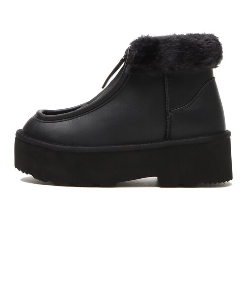 W3008　PLAT ZIP BOA 5　BLACK　633464-0001