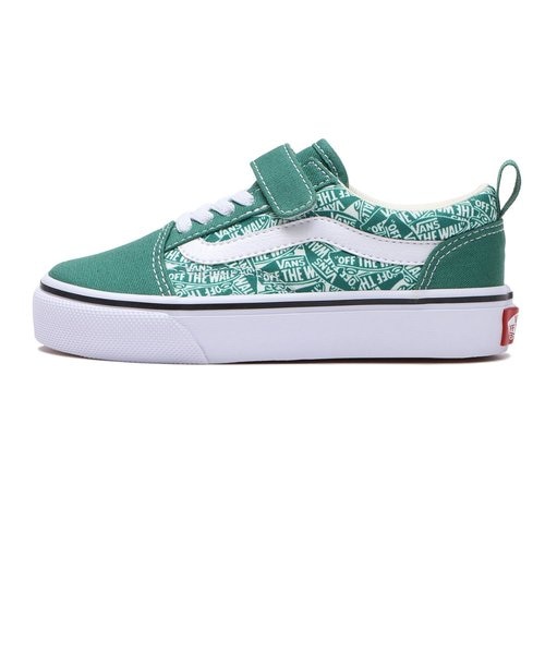 V36CS D.LOGO OLD SKOOL(15-22) GRN/WHT LOGO 634393-0002