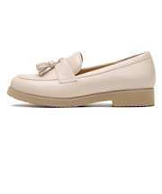 W5022　TASSEL LOAFER 3　LT.BEIGE　634421-0002