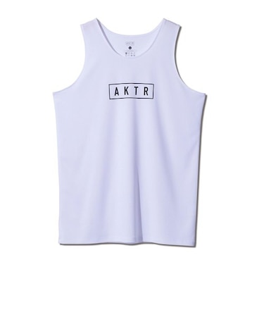 522-012001　BASIC AKTR LOGO TANK　WHITE　642463-0001