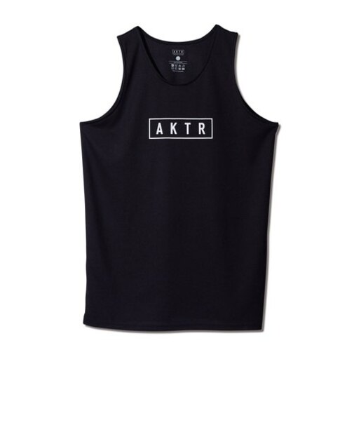 522-011001　BASIC AKTR LOGO TANK　BLACK　642464-0001
