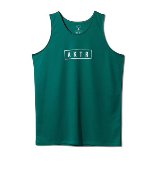 222-044001 BASIC AKTR LOGO TANK GREEN 642465-0001
