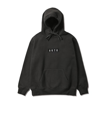 222-024010　LOGO SWEAT PULLOVER HOODIE　BLACK　642480-0001