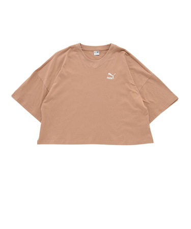 538052　W CL OVERSIZED TEE　89DUSTY TAN　639609-0002