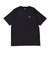 123R1011700　M Rough Logo TEE　BLACK　636588-0002