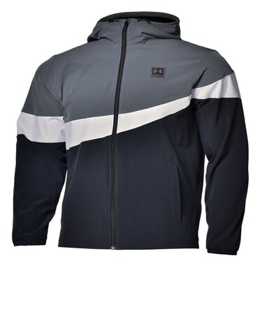 1368945　M UA MESH LINED WOVEN JACKET　012PCG　624362-0001