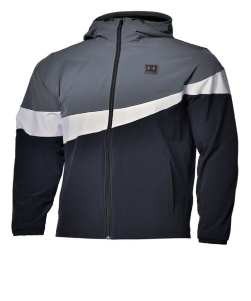 1368945　M UA MESH LINED WOVEN JACKET　012PCG　624362-0001