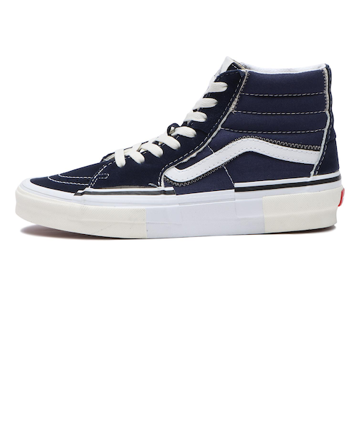 VN0005UKNUT　SK8-HI RECONSTRUCT　NAVY/WHITE　635562-0001