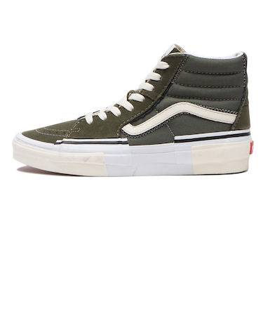 VN0005UKOLO SK8-HI RECONSTRUCT OLIVE CAMO 635563-0001