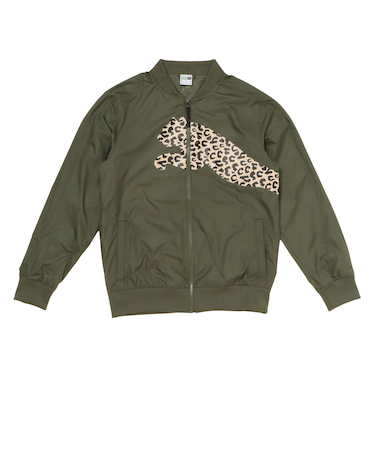 622475　U CL WOVEN BOMBER JK　74GREEN MOSS　639629-0002