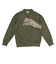 622475　U CL WOVEN BOMBER JK　74GREEN MOSS　639629-0002