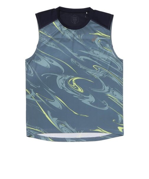 2011C776.400　ﾗﾝﾆﾝｸﾞｸﾞﾗﾌｨｯｸﾄﾞﾗｲﾉｰｽﾘｰﾌﾞｼｬﾂ　ｽﾃｨｰﾙﾌﾞﾙｰ　638589-0001