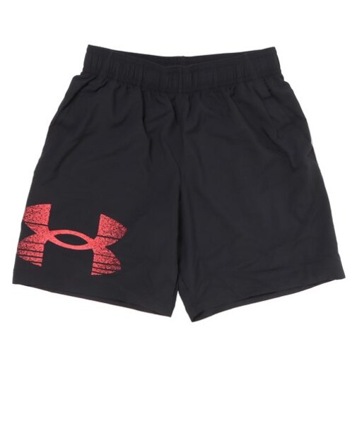 M1377139　M UA WOVEN GRAPHIC LOGO SHORTS　001BLK/CKR　657884-0001