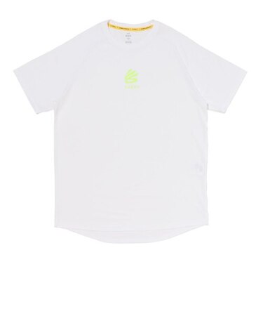 M1378327　M CURRY TECH LOGO SS　101WHT/LMS　657889-0003