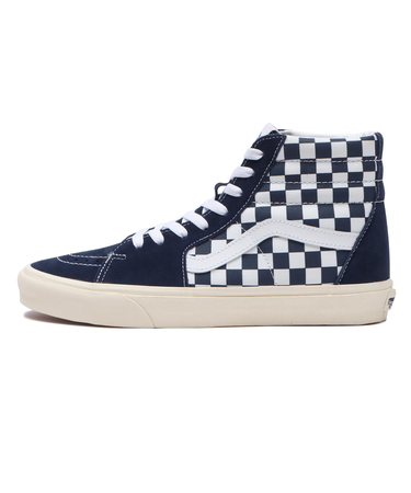 VN0A32QG4M0 SK8-HI CHK DRESS BLUES 636465-0001