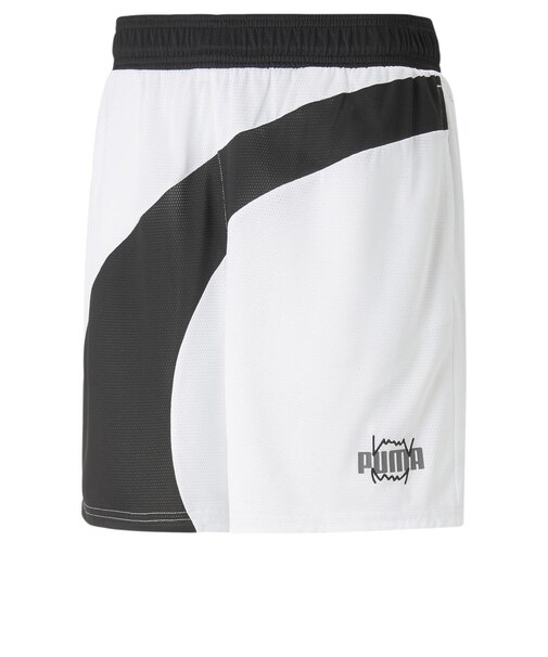 530491　M FLARE SHORT　16WHT/BLK　639694-0001