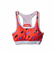 220-086021　W BRUSH STROKES SPORTS BRA　RED　618655-0002