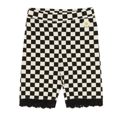 VN00074SBLK　W OVERSIZED FLORAL LEGGING SH　BLACK　636223-0001