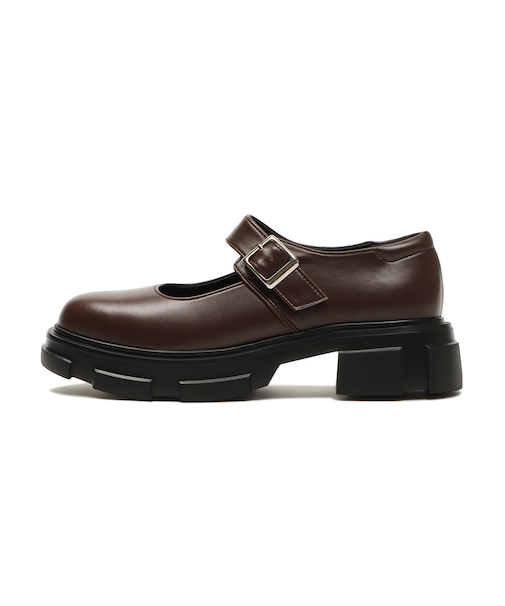 4311　STRAP SHOES　DARKBROWN　664855-0002