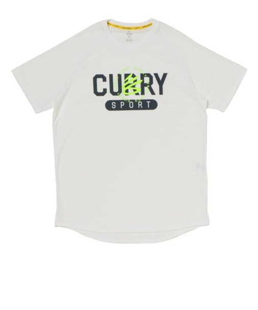 M1378328　M CURRY TECH LOGO GRAPHIC SS　100WHT　657890-0002