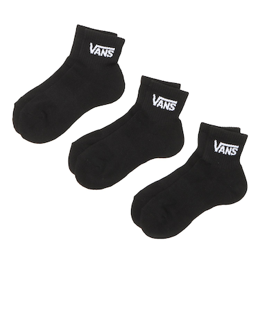 123R1210601　ANKLE 3PACK SOCKS　BLACK　662853-0002