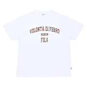 FM6496　U FILA collegeTEE　WHT　664954-0001