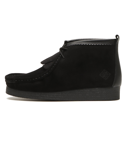 SR03990　MOCASSIN BOOTS　BLACK　635355-0001