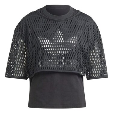 IK0475　W BIG LOGO TEE　BLACK　666162-0001