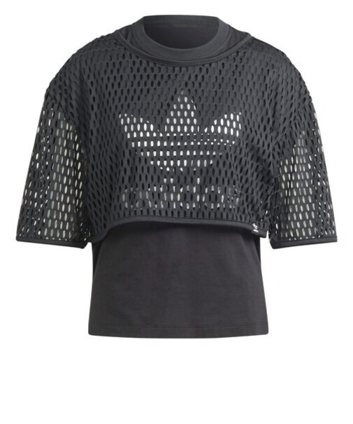 IK0475　W BIG LOGO TEE　BLACK　666162-0001