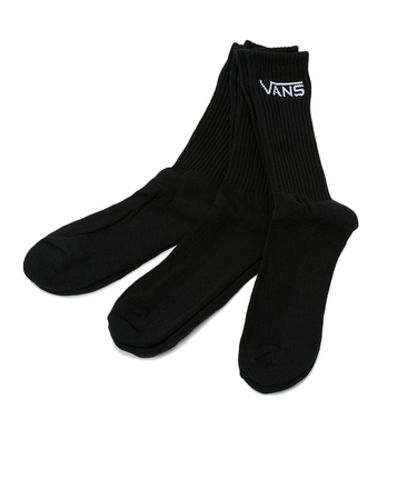 VN000XSEBLK　CLASSIC CREW (9.5-13, 3PK) FQ　BLACK 2　545575-0001