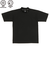 123K1040201　M CHECKER CIRCLE MOCKNECK TEE　BLACK　665781-0002