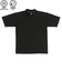 123K1040201　M CHECKER CIRCLE MOCKNECK TEE　BLACK　665781-0002