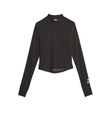 621429　W DARE TO LS MOCKNECK　01BLK　669110-0001