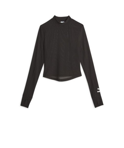 621429　W DARE TO LS MOCKNECK　01BLK　669110-0001