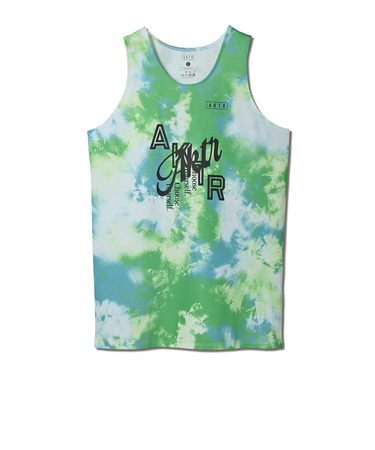 123-001001　MIXTURE TIEDYE TANK　WHITE　669007-0001