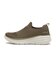 W1032　PL KNIT SLIP ON　TAUPE　658390-0002