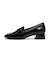 W5037　HEEL LOAFER 3.5　E/BLACK　664204-0002