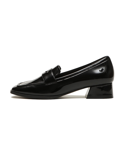 W5037　HEEL LOAFER 3.5　E/BLACK　664204-0002