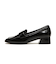 W5037　HEEL LOAFER 3.5　E/BLACK　664204-0002