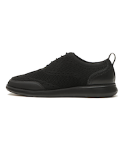 SR07066　KNIT LACE UP　BLACK/BLACK　665188-0001