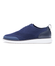 SR07066　KNIT LACE UP　NAVY　665188-0002