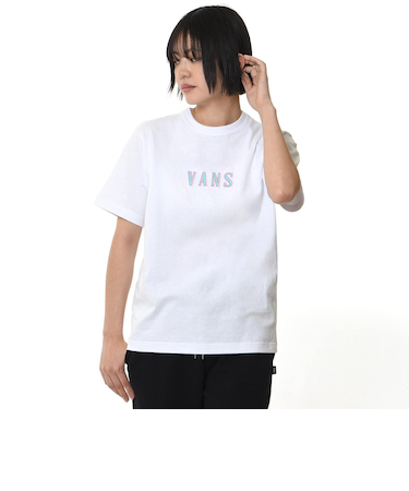 123K3010100　W BASIC VANS S TEE　WHITE　665899-0001