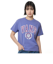 123K3010200　W College SHORT S TEE　PURPLE　665911-0002