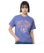 123K3010200　W College SHORT S TEE　PURPLE　665911-0002