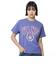 123K3010200　W College SHORT S TEE　PURPLE　665911-0002