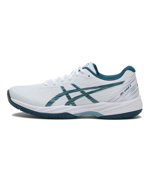 1041A337.102　GEL-GAME 9　WHITE/R TEAL　668829-0001